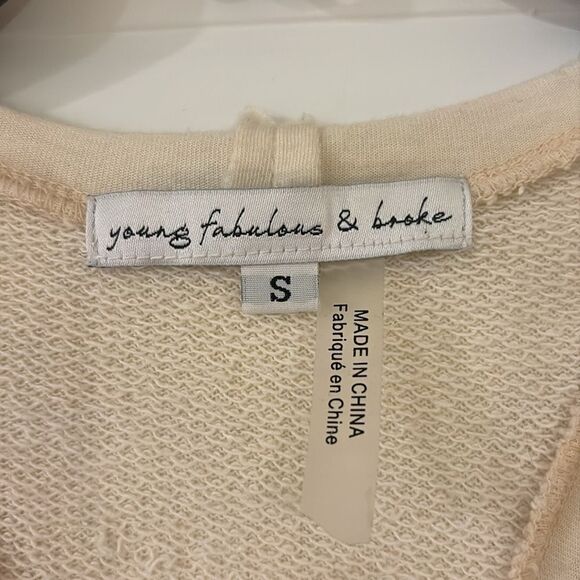 YFB Young Fabulous and Broke Eberhart Jumpsuit Jade India Wash Tie Dye, NWT - Picture 5 of 10